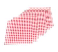 SEWACC Papel Antigrasa para Envolver Alimentos Rosa 100 Hojas Multifunción para Sándwiches Pasteles y Cestas de Comida Papel Revestimiento Resistente y Compacto para Repostería y