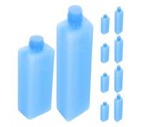 SEWACC Paquetes fríos para Enfriar para Aire Acondicionado portátil, Bloque de enfriamiento de Hielo Mini y pequeño, 10 Piezas, PE, para Camping y envío