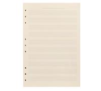 SEWACC Partitura en Blanco de 100 Hojas Sueltas 10 Líneas y Espacio de 3 Mm, Papel Manuscrito para Cuaderno de Música, Uso en Clases y Prácticas Musicales