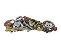 SEWACC Pasador De Pelo Steampunk Retro Diseño De Reloj Vintage, Pinza Única Para Cabello Castaño, Accesorio Gótico Cabello, Uso Diario y Fiestas, Tamaño Medio