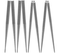 SEWACC Pasadores Cónicos para Piercing Corporal de Acero Inoxidable 8 Piezas 14g y 16g Rosca Interna y Externa Herramienta Auxiliar para Perforación de Orejas Nariz Labios y