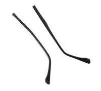 SEWACC Patillas de Repuesto para Gafas Brazos Metálicos Negros Antideslizantes Ligeros y Fáciles de Instalar Compatibles con Lentes Rotas