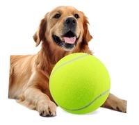 SEWACC Pelota de Tenis Jumbo para Perros Bola Grande Interactiva de Nylon Resistente para Entrenamiento Aire Parque o Playa Accesorio Divertido para Mascotas