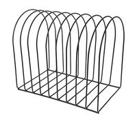 SEWACC Perchero Organizador de Gorros de Punto, Hierro Negro, 26x17x23 CM | Expositor Decorativo para Lana, Uso en Entrada y Armario, Formato de Mesa, Estilo Minimalista