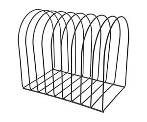 SEWACC Perchero Organizador de Gorros de Punto, Hierro Negro, 26x17x23 CM | Expositor Decorativo para Lana, Uso en Entrada y Armario, Formato de Mesa, Estilo Minimalista