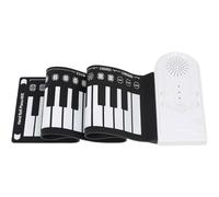 SEWACC Piano Electrónico Portátil Plegable de 49 Teclas de Silicona Buen Tono, Teclado Enrollable Adecuado Adultos en Práctica Musical
