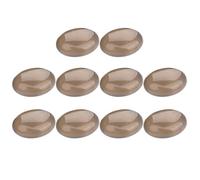 SEWACC Piedras de Ágata Ovaladas 10piezas 10x14mm Gris para DIY Joyería Artesanal, Accesorios de Cabujón Suministros para Manualidades Piedra Natural, Uso en Bisutería y Decoración