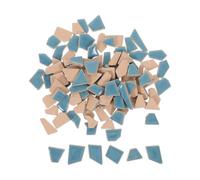 SEWACC Piezas de Cerámica Irregulares para Manualidades de Bricolaje Superficie Vidriada y Acabado Liso, Azulejos Decorativos para Proyectos Artísticos y Decoración del Hogar