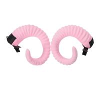 SEWACC Pinzas Cabello Cuernos de Oveja Pequeños Rosas Accesorio Cosplay Gótico para Halloween y Fiestas Horquillas Ligeras para Mujer y Niñas Tocado de Disfraz Creativo