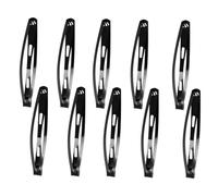 SEWACC Pinzas Cabello sin Broche de Aleación Negra Diseño Gota de Agua 60 Unidades Horquillas Sencillas para Uso Diario Accesorios Prácticos para Fiestas y Bodas
