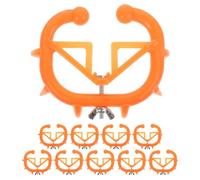 SEWACC Pinzas Nasales para Destete de Terneros 10 Piezas ABS Reforzado Accesorio Veterinario para Manejo de Ganado Bovino Herramienta Práctica para Granja y Rancho