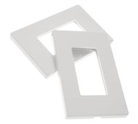 SEWACC Placa de Pared Material PC Flexible y Resistente a Altas Temperaturas en Color Blanco de 1 Módulo sin Tornillos para Cafés y Salas de Espera