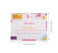 SEWACC Planificador Diario sin Fecha de Hábitos en Espiral, Rastreador de Objetivos y Entrenamiento, Tamaño Compacto, Diseño Minimalista en Colores, Adecuado para Seguimiento