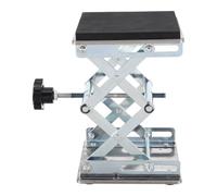 SEWACC Plataforma Elevadora de Tijera y Soporte de Matraces de Laboratorio de Acero Inoxidable 6x6 Pulgadas Ajuste de Altura Preciso y Resistente para Experimentos