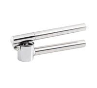 SEWACC Prensa de Ajo Manual de Acero Inoxidable Mango Largo Tamaño Compacto Picadora y Cortador de Ajo para Cocina y Restaurante Utensilio Práctico para Uso Doméstico y Profesional