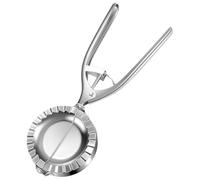 SEWACC Prensa Manual para Hacer Dumplings 304 Acero Inoxidable Molde para Empanadillas Herramienta Portátil para Masa Diseño Compacto Adecuado Cocina Doméstica Utensilio Reutilizable