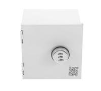 SEWACC Protector de interruptor de pared: caja de protección de enchufes de acero inoxidable con cerradura, cubierta de tomacorriente eléctrica de 1 unidad, impermeable, a prueba de niños, para el