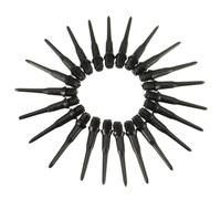 SEWACC Puntas para Dardos Electrónicos de Silicona Negra Rosca Espiral 100 Piezas para Dianas Electrónicas Accesorios de Recambio
