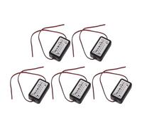 SEWACC Rectificador de Cámara de Coche para Visión Trasera Filtro de Condensador y Conector de Cobre y Plástico, Instalación Plug and Play, Paquete de 5 Piezas