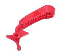 SEWACC Red Handle Juicer Machine and Beverage Dispenser Made of Heat Resistant Plastic with Ergonomic Design, Perfect for Home and Restaurant Applications