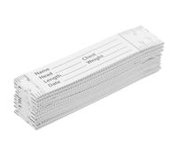 SEWACC Regla de Papel Desechable 152cm con Doble Escala Métrica y Pulgadas, Marcas Precisas para Escuela y Arquitectura, Paquete de 10 Unidades