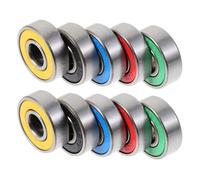 SEWACC Rodamientos de Acero al Carbono Accesorios para Patines de Ruedas Juego de 50 Soportan Cargas Radiales y Axiales Color Aleatorio para Patines y Patinetas