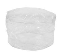 SEWACC Sillón Organizador Transparente 2 1 para Dormitorio Universitario Mini Sofá Infantil de Plástico 55X35 CM Puff con Compartimento para Almacenamiento de Juguetes y Peluches