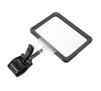 SEWACC Soporte de Plástico Ajustable para Carteles con Clip Pinza para Etiquetas de Precio Soporte Práctico para Exhibición de Mercancías Supermercados y Tiendas Reutilizable y