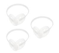 SEWACC Soporte de Plástico para Hacer Orejeras DIY 3 Piezas, Marco Esqueleto Cálido para Protección Auditiva en Invierno, Accesorio para Orejeras de Seguridad Personal