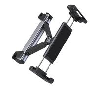 SEWACC Soporte para Tablet de Coche Ajustable para Reposacabezas Trasero Soporte Antideslizante de Abs y Silicona con Rotación Compatible con Móviles y Tablets
