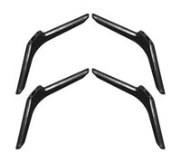 SEWACC Soporte para TV de Sobremesa con Patas Ajustables y Tornillos, Base Estable de PP para Sala y Dormitorio, Fácil Instalación y Diseño Elegante, 2 Pares