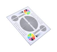 SEWACC Tabla de Calibración para CCTV y Lentes de Seguridad, Tarjeta de Prueba Adhesiva 40x30 Cm, Accesorios de Montaje para Sistemas, Uso Interior y Exterior, Patrón de Enfoque