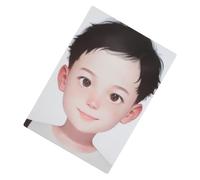 SEWACC Tablero de Práctica para Pintura Facial Tamaño A4 Reutilizable de Plástico Plantilla Colorida para Mejorar Habilidades en Maquillaje Infantil y Profesional