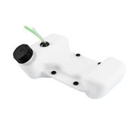 SEWACC Tanque de Fácil Resistente para Instalar al Envejecimiento Combustible Garland Repuestos 40-5bl de Plástico Blanco Desbrozadora para Uso Agrícola Jardín