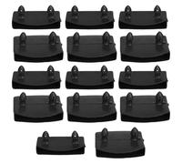 SEWACC Tapas de Plástico para Listones de Cama Soportes Resistentes para Somier Kit de Recambio para Extremos de Listones Camas Individuales y Dobles Apto para Sillas de Oficina y