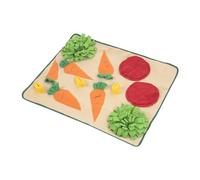 SEWACC Tapete Olfativo para Perros Tapete de Búsqueda de Alimento Hogar Juguete Resistente al Desgaste para Cachorros Base Antideslizante Lavable a Mano y Máquina