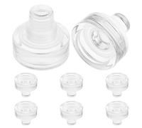 SEWACC Tapones para Botellas de Vino Forma de T 8 Piezas de Vidrio Reutilizables Sellador Hermético para Botellas de Cerveza y Vino Tinto Ideales para Manualidades y Conservación