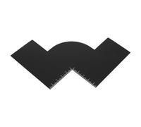 SEWACC Tarjeta de Guía de Vello Facial de Plástico Diseño Ergonómico para Profesionales, Herramienta Versátil para Moldear y Alinear Vello Facial en Hogar