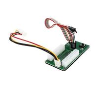 SEWACC Tarjeta de Sincronización de Arranque ATX para Fuente Alimentación Auxiliar Múltiple Adaptador Cable para PC Compatible con Doble y Triple Suministro Energético con Función Manual