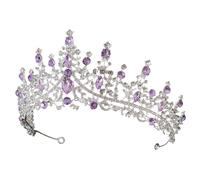 SEWACC Tiaras de Cristal para Novia Tiara Pequeña de Novia Imitación de Gemas para Boda Decoración para Ceremonia de Boda