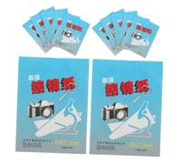 SEWACC Toallitas Limpiadoras Para Lentes 50 Hojas Por Pack Papel De Microfibra Ultrafina Individualmente Envueltas Portátil Para Limpieza De Gafas Cámaras Microscopios Uso Profesional y Viaje