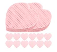 SEWACC Toallitas Quitaesmalte sin Pelusa 200 Piezas Forma de Corazón Rosa para Uñas de Gel Algodón Desechable para Limpieza y Cuidado de Uñas Toallitas de Viaje Prácticas
