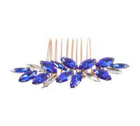 SEWACC Tocado de Boda con Gemas de Imitación, Peine Lateral de Cristal, Aleación, Accesorios para Cabello de Novia y Damas