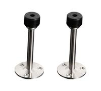 SEWACC Tope de Puerta de Acero Inoxidable 304 Anticolisión, Engrosado y Sólido, Amortiguador Silencioso, 2 Piezas, Protector para Interiores, Sujeta Puertas para Hogar y Oficina