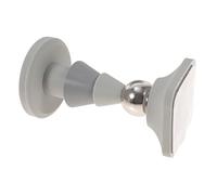 SEWACC Tope Magnético para Puerta Pequeño Resistente y Duradero con Muelle Interior de Alta Resistencia para Seguridad Baño Cocina y Instalación Suelo sin Taladro Color Gris