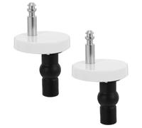 SEWACC Tornillos de Fijación para Asiento de Inodoro Accesorios Comunes Material PVC y Caucho Alta Durabilidad Instalación 2 Piezas