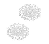 SEWACC Troqueles de Corte de Acero al Carbono para Scrapbooking DIY 2 Piezas Plantillas Metálicas para Álbum de Fotos Decoración Artesanal y Moldes para Relieves Creativos