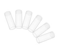 SEWACC Tubos de Almacenamiento de Monedas Transparentes, 6 Piezas, Tubo de plástico para Guardar Monedas con Tapa, para Colecciones de Monedas y Actividades al Aire Libre