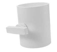 SEWACC Válvula de Cierre Manual para Conducto de Aire, Compuerta Reguladora Abs, Control Flujo Ventilación sin Energía, Uso Industrial y Comercial, Diámetro 110 Mm, Instalación Prolongada