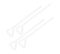 SEWACC Varillas de Vidrio para Esparcidores de Células 4 Unidades, Difusor de Cultura Triangular, Herramienta de Experimentación Científica para Cultivo Celular, Esparcidores Aplicadores